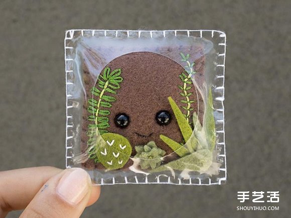 挑战连续100天！艺术家缝制的可爱毛毡作品 -  www.shouyihuo.com