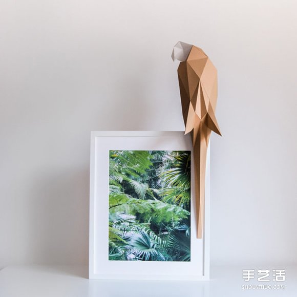 受折纸艺术的启发 可自己组装的纸糊动物灯具 -  www.shouyihuo.com