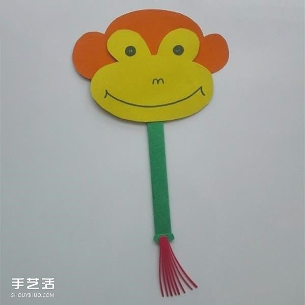幼儿园猴子扇子制作方法卡纸扇子手工制作图片 手艺活网 幼儿园猴子扇子制作方法卡纸扇子手工制作图片 手艺活网