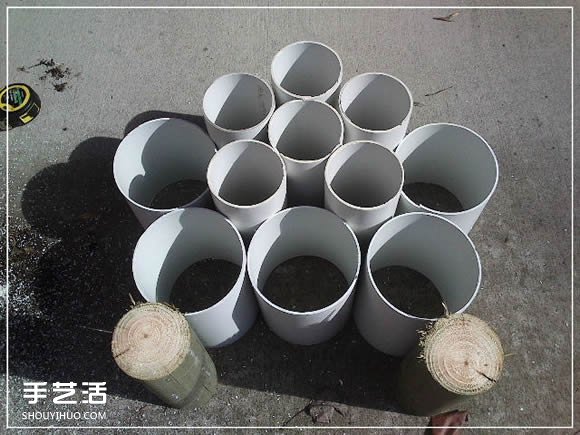 塑料水管做鞋架的教程 DIY塑料水管鞋架的方法 -  www.shouyihuo.com