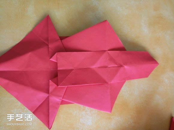 超复杂狗狗的折纸方法图解 附带整形步骤 -  www.shouyihuo.com