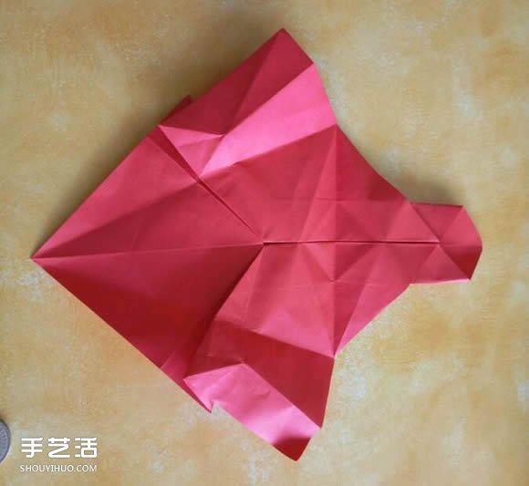 超复杂狗狗的折纸方法图解 附带整形步骤 -  www.shouyihuo.com
