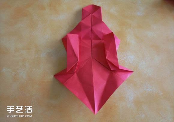超复杂狗狗的折纸方法图解 附带整形步骤 -  www.shouyihuo.com