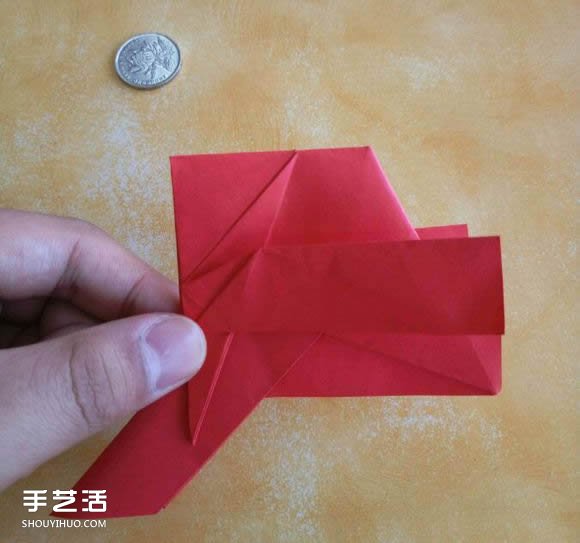 超复杂狗狗的折纸方法图解 附带整形步骤 -  www.shouyihuo.com