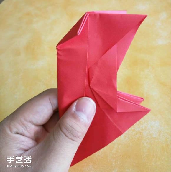 超复杂狗狗的折纸方法图解 附带整形步骤 -  www.shouyihuo.com