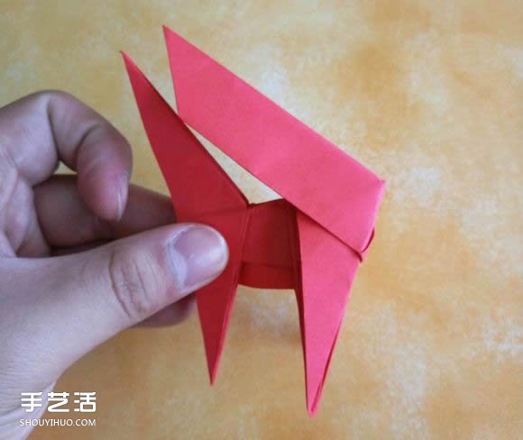 超复杂狗狗的折纸方法图解 附带整形步骤 -  www.shouyihuo.com