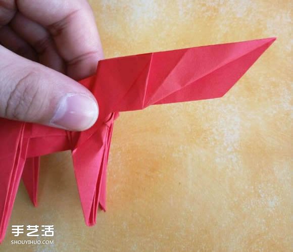 超复杂狗狗的折纸方法图解 附带整形步骤 -  www.shouyihuo.com