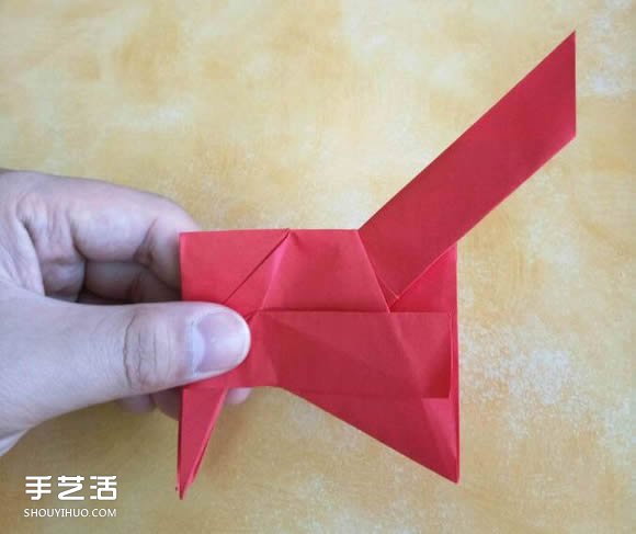 超复杂狗狗的折纸方法图解 附带整形步骤 -  www.shouyihuo.com