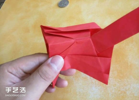 超复杂狗狗的折纸方法图解 附带整形步骤 -  www.shouyihuo.com