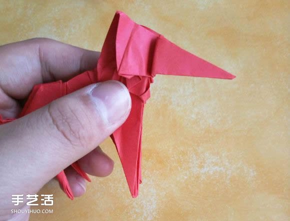 超复杂狗狗的折纸方法图解 附带整形步骤 -  www.shouyihuo.com