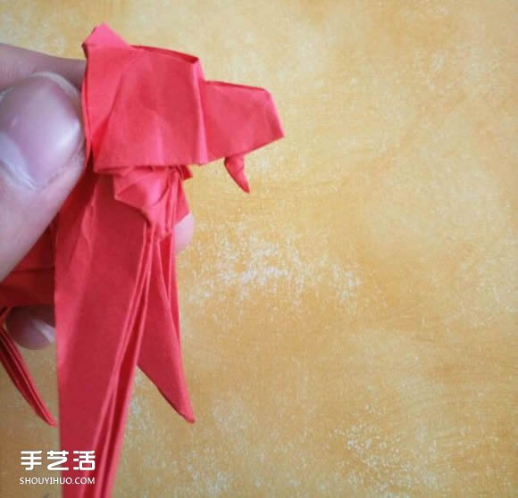 超复杂狗狗的折纸方法图解 附带整形步骤 -  www.shouyihuo.com