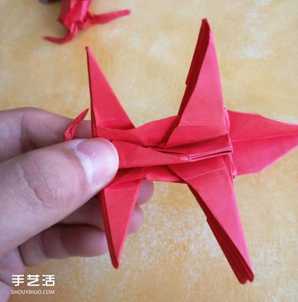 超复杂狗狗的折纸方法图解 附带整形步骤 -  www.shouyihuo.com