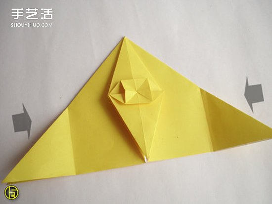 折纸狼人图解过程步骤 复杂狼人的折法教程 -  www.shouyihuo.com