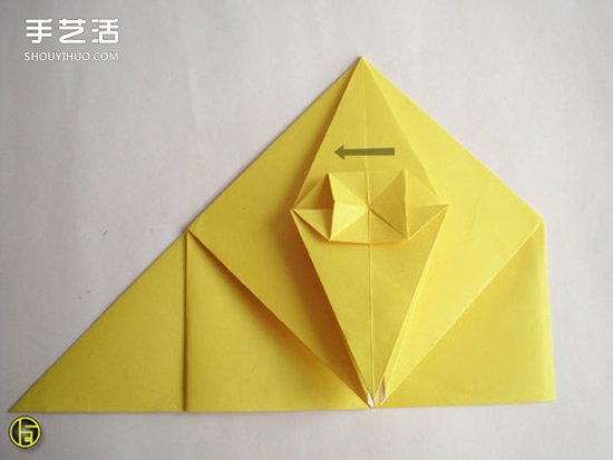 折纸狼人图解过程步骤 复杂狼人的折法教程 -  www.shouyihuo.com