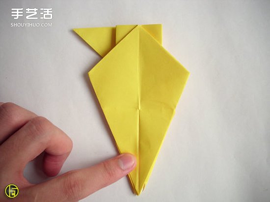 折纸狼人图解过程步骤 复杂狼人的折法教程 -  www.shouyihuo.com