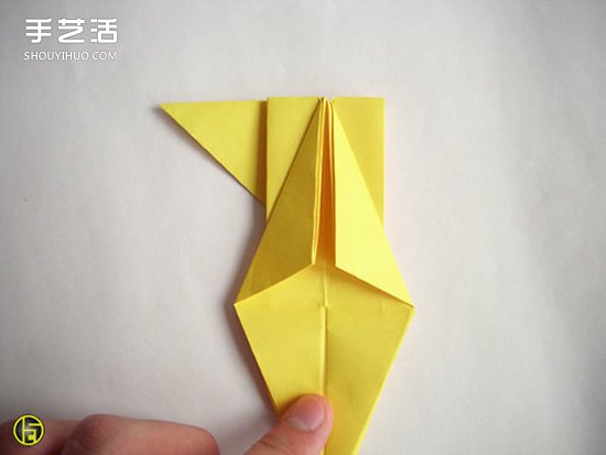 折纸狼人图解过程步骤 复杂狼人的折法教程 -  www.shouyihuo.com