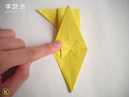 折纸狼人图解过程步骤 复杂狼人的折法教程 -  www.shouyihuo.com