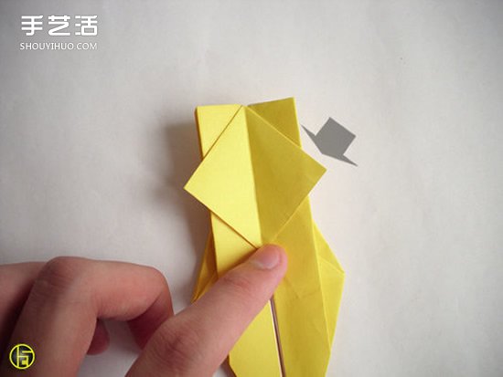 折纸狼人图解过程步骤 复杂狼人的折法教程 -  www.shouyihuo.com