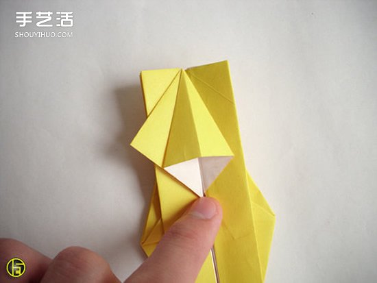 折纸狼人图解过程步骤 复杂狼人的折法教程 -  www.shouyihuo.com