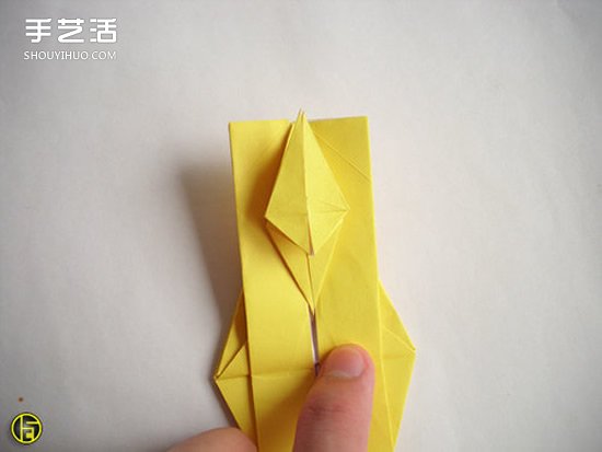 折纸狼人图解过程步骤 复杂狼人的折法教程 -  www.shouyihuo.com