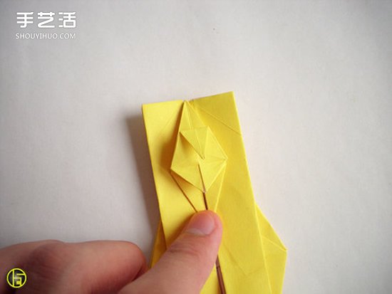 折纸狼人图解过程步骤 复杂狼人的折法教程 -  www.shouyihuo.com