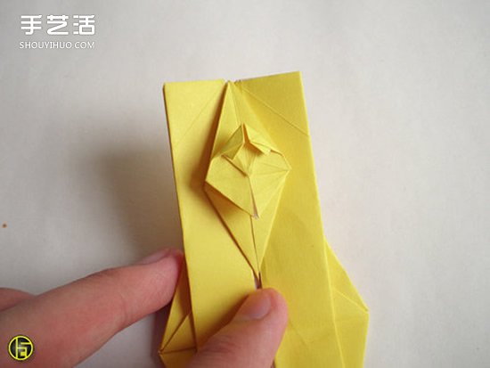 折纸狼人图解过程步骤 复杂狼人的折法教程 -  www.shouyihuo.com
