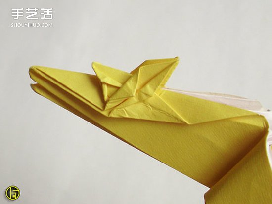 折纸狼人图解过程步骤 复杂狼人的折法教程 -  www.shouyihuo.com
