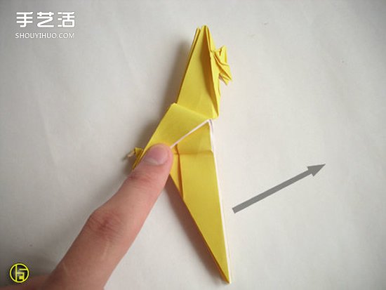 折纸狼人图解过程步骤 复杂狼人的折法教程 -  www.shouyihuo.com