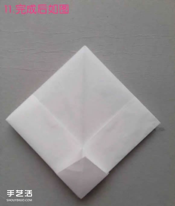 折纸白鹭的方法详细图解 立体白鹭的折法步骤 -  www.shouyihuo.com