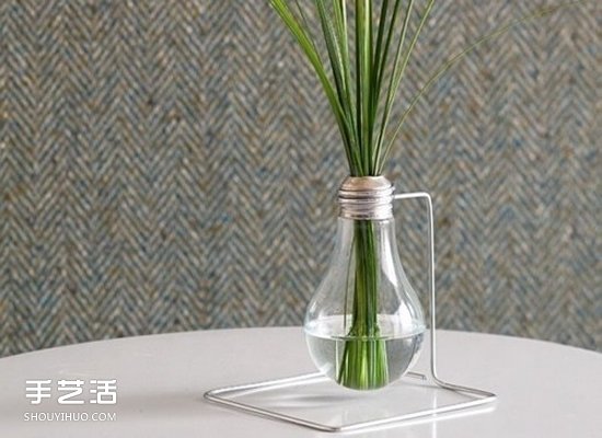 创意灯泡DIY手工艺品 废灯泡手工制作图片 -  www.shouyihuo.com