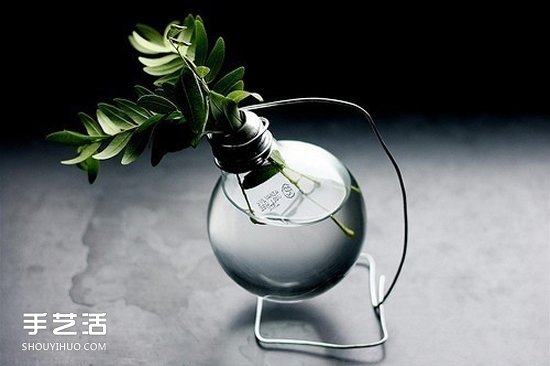 创意灯泡DIY手工艺品 废灯泡手工制作图片 -  www.shouyihuo.com