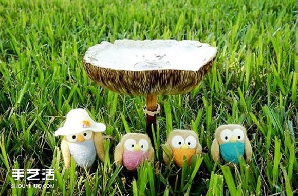 愤怒的小鸟手工制作图片 治愈系羊毛毡小鸟作品  -  www.shouyihuo.com