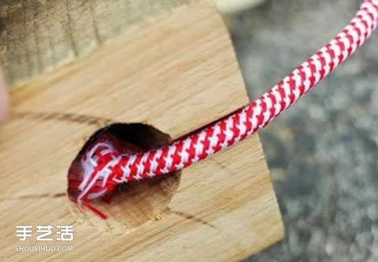 DIY自制原木台灯做法 木块手工制作台灯的方法 -  www.shouyihuo.com
