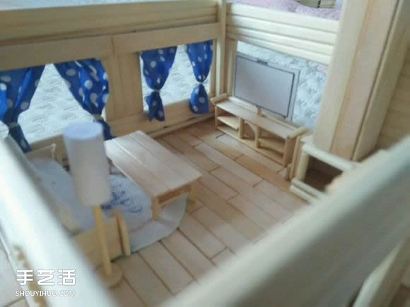 一次性筷子手工制作逼真别墅模型 步骤超全！ -  www.shouyihuo.com