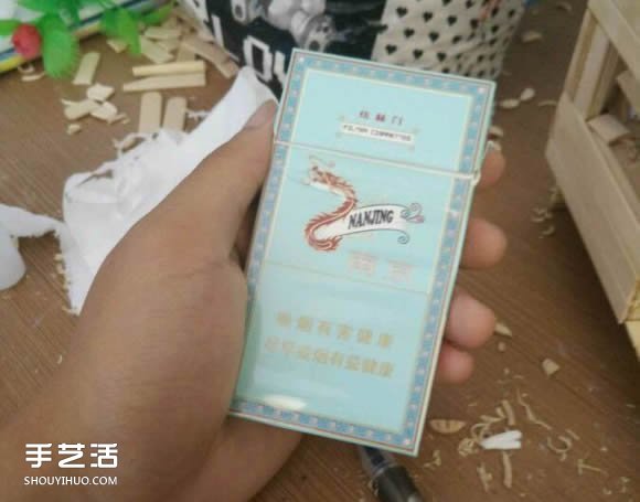 一次性筷子手工制作逼真别墅模型 步骤超全！ -  www.shouyihuo.com
