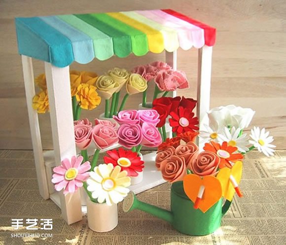 不织布模型图片欣赏 精美手工布艺模型作品 -  www.shouyihuo.com