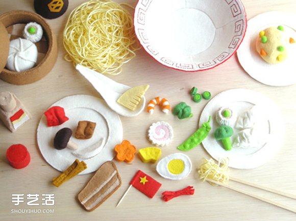 不织布模型图片欣赏 精美手工布艺模型作品 -  www.shouyihuo.com