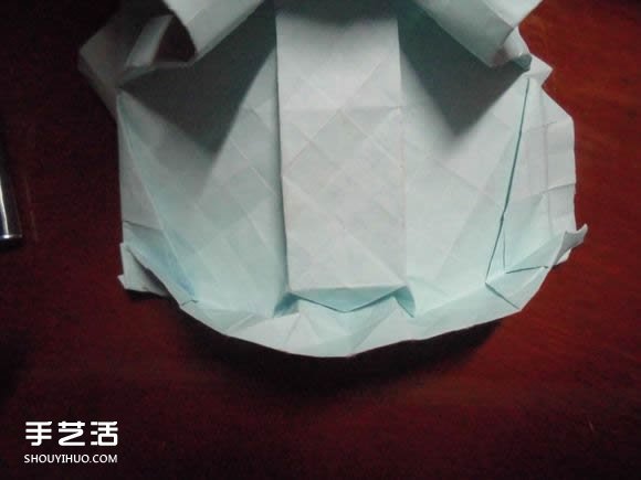 接吻鱼爱心折纸图解 超复杂桃心的折法过程 -  www.shouyihuo.com