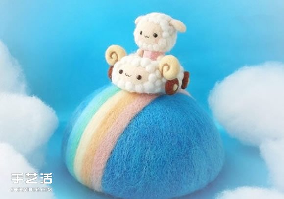治愈系羊毛毡作品图片 最萌羊毛毡手作欣赏 -  www.shouyihuo.com