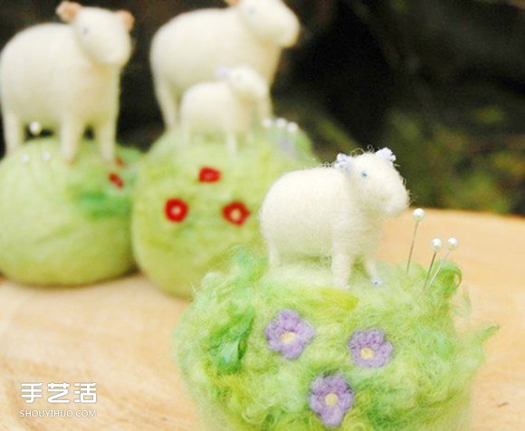 治愈系羊毛毡作品图片 最萌羊毛毡手作欣赏 -  www.shouyihuo.com