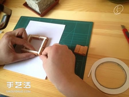 陶土小红砖手工制作花盆 迷你方形花盆DIY教程 -  www.shouyihuo.com