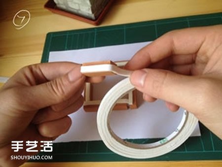 陶土小红砖手工制作花盆 迷你方形花盆DIY教程 -  www.shouyihuo.com