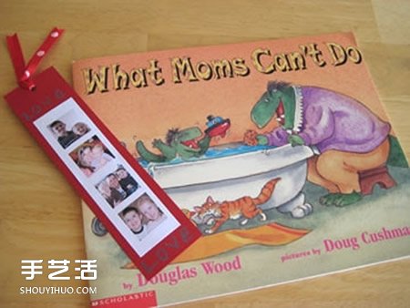 长方形书签手工制作 自制照片书签的方法图解 -  www.shouyihuo.com