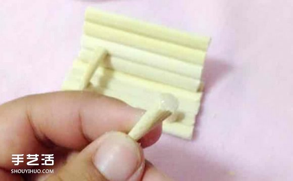 一次性筷子手工制作带扶手椅子的方法图解 -  www.shouyihuo.com