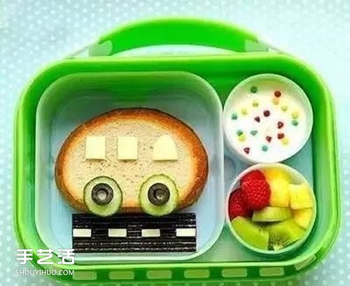 幼儿园水果做小汽车 简单水果汽车制作图片 -  www.shouyihuo.com