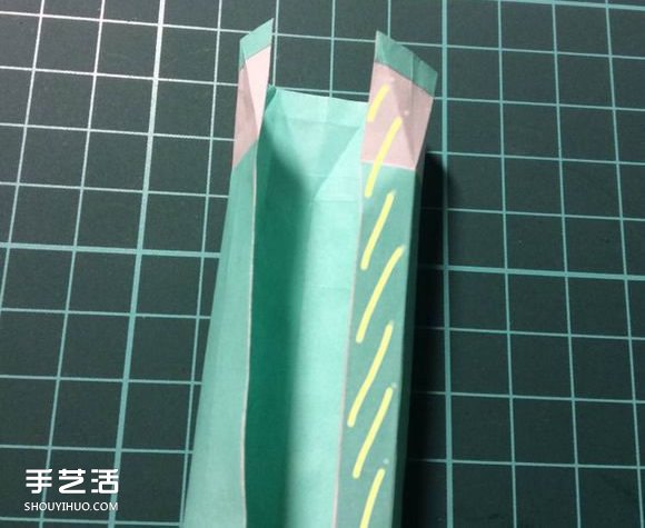 怎么折铅笔的方法图解 手工铅笔折纸步骤图 -  www.shouyihuo.com