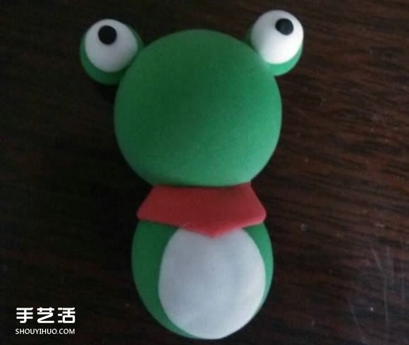 超轻粘土粘土小青蛙 粘土手工制作小青蛙教程 -  www.shouyihuo.com