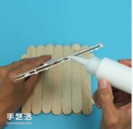 冰棍棒手工制作小帆船 幼儿冰棍棒小船的做法 -  www.shouyihuo.com