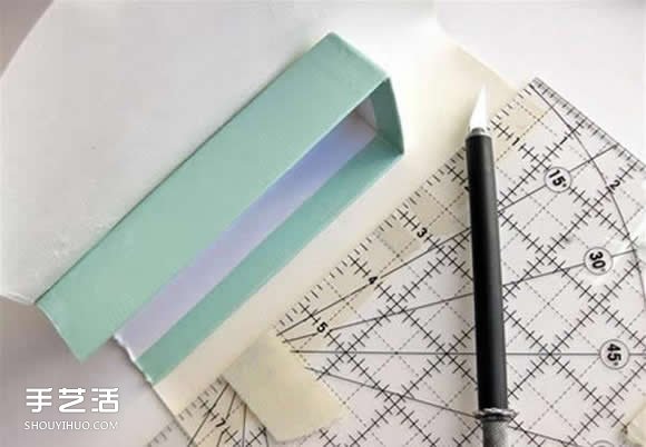 纸盒制作收纳架的教程 纸板收纳架手工制作 -  www.shouyihuo.com