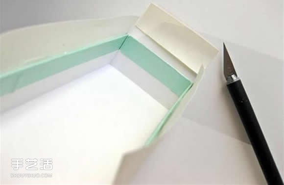 纸盒制作收纳架的教程 纸板收纳架手工制作 -  www.shouyihuo.com
